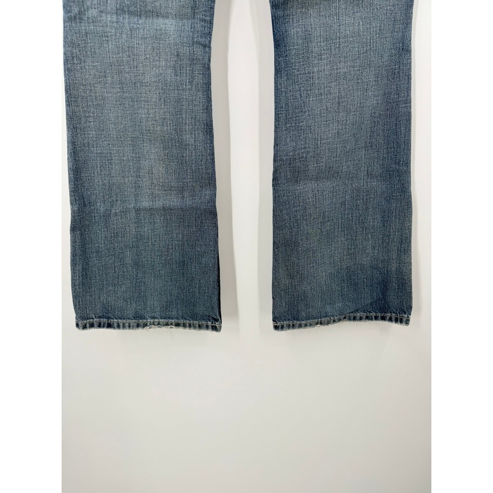 BKE STAR Womens Jeans Bootcut Medium‎ Wash Distressed Denim Size 27 - Picture 5 of 6